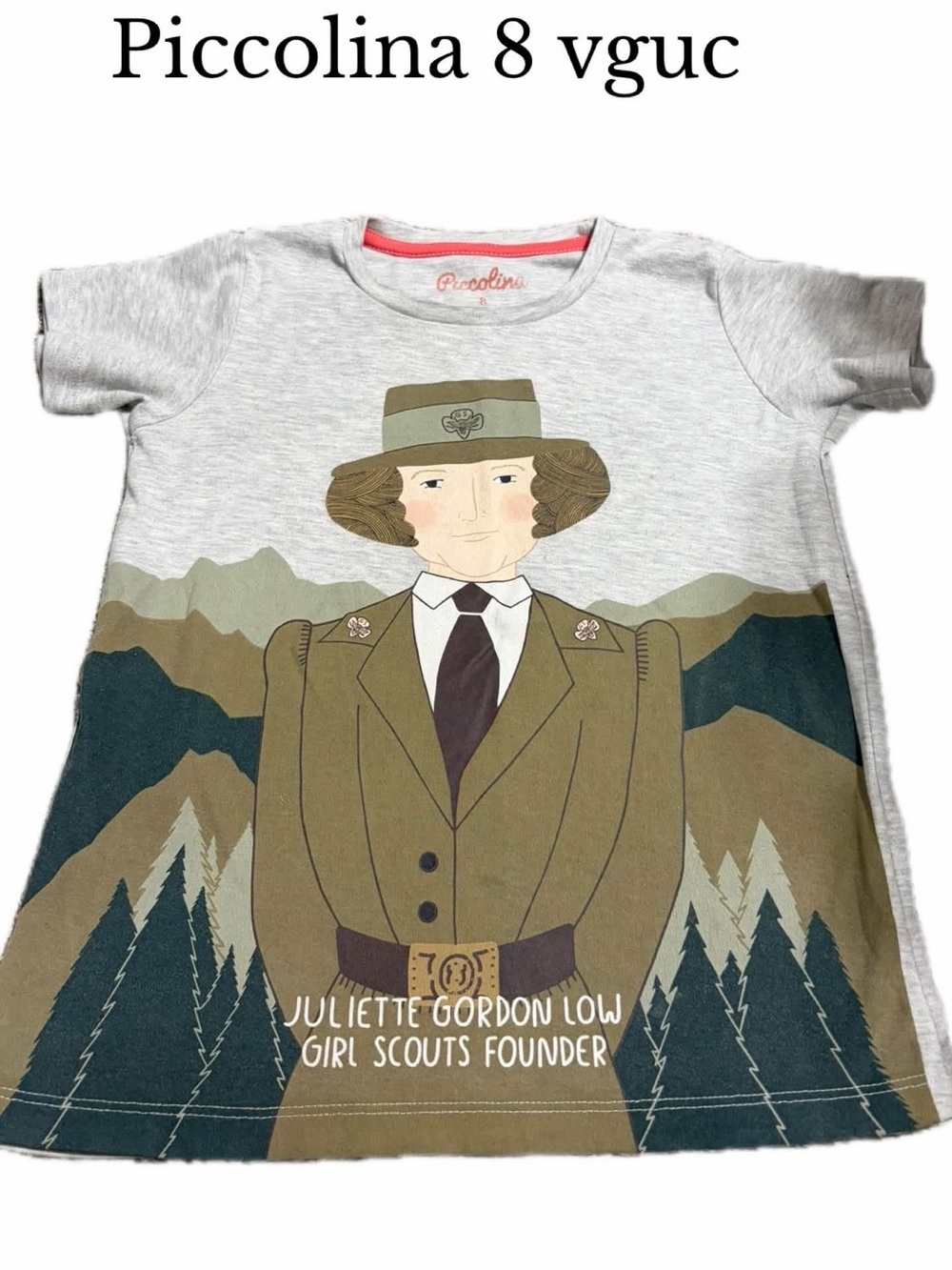 Piccolina size 8 Girl Scout shirt